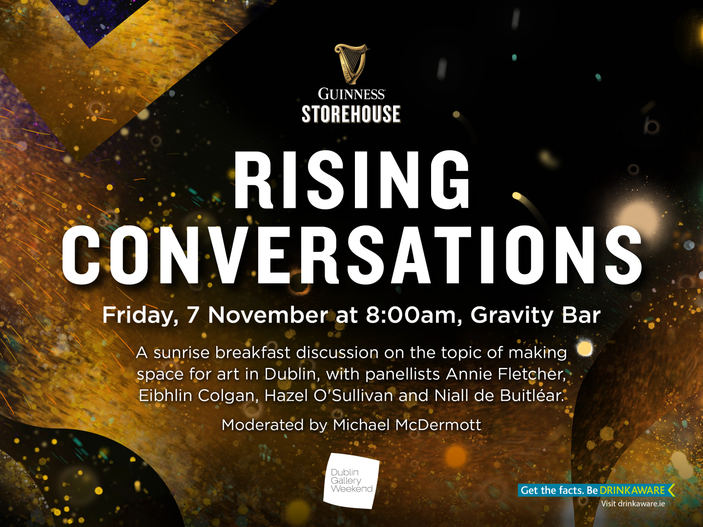Rising Conversations at Gravity Bar on the 7th of November at 8:00am in the Gravity Bar