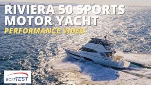 Riviera 50 Sports Motor Yacht Test Video 2022 Video