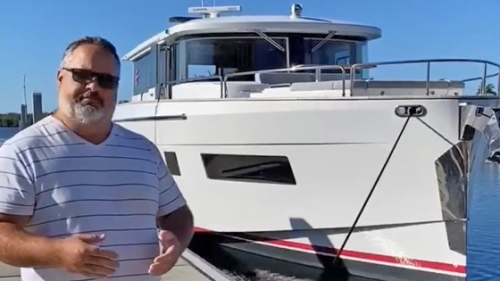 Sirena Yachts 58 Coupe Journey from FL to IL Video