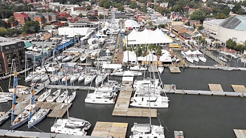 Timelapse Setup of 2018 US Sailboat Show Video