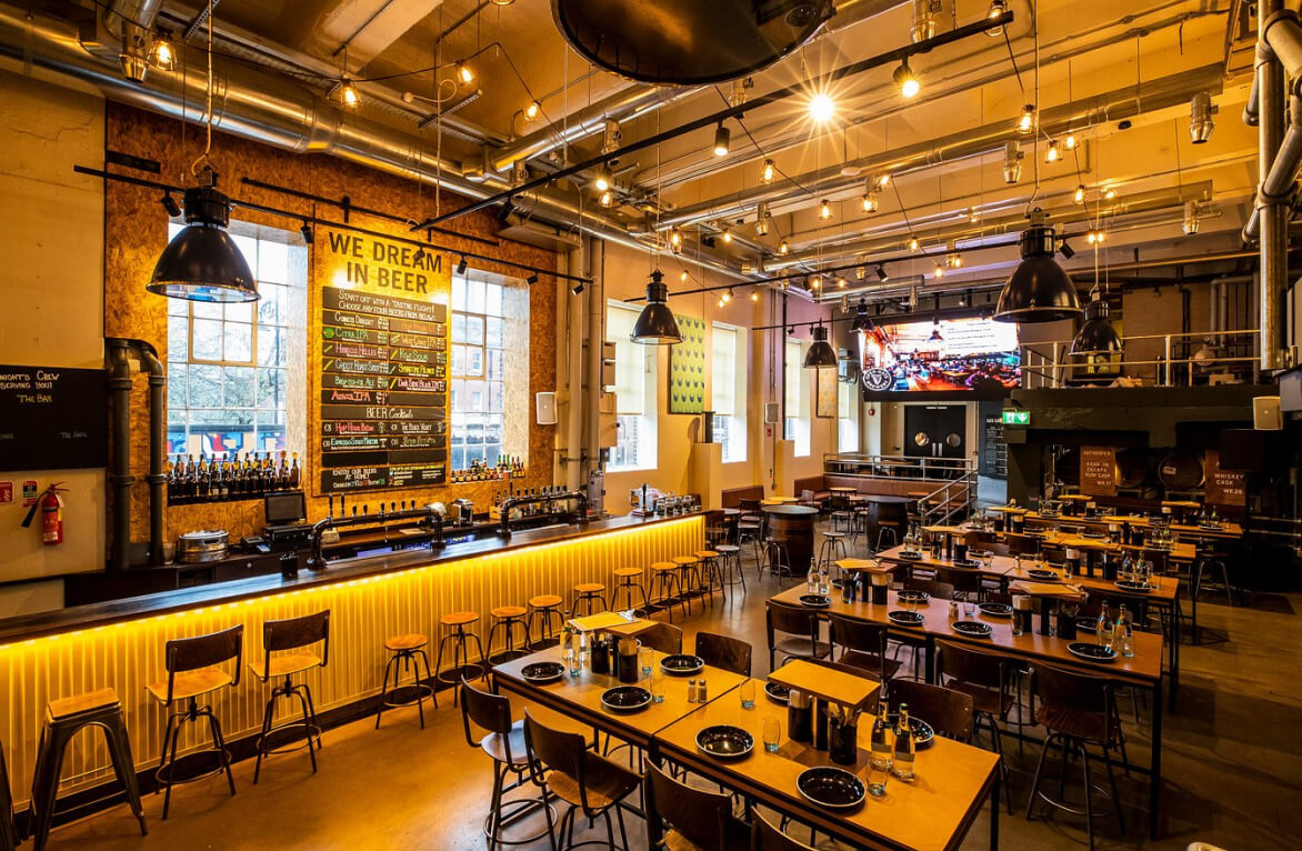 Guinness Open Gate Brewery interior view 