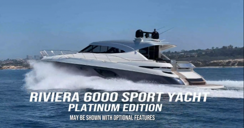Riviera 6000 Sport Yacht Platinum Edition (2022) - Features Video Video